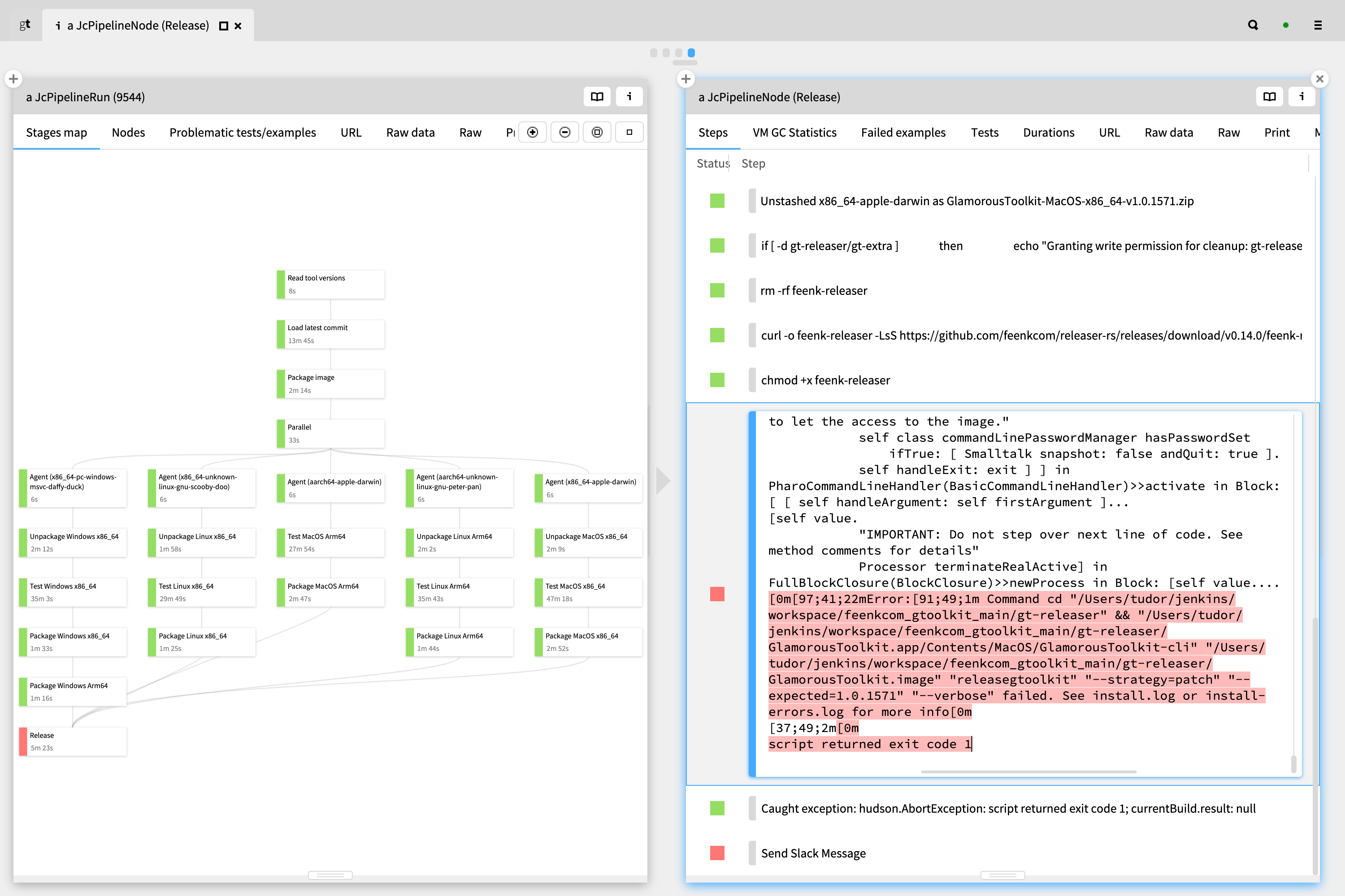 DevOps investigations example